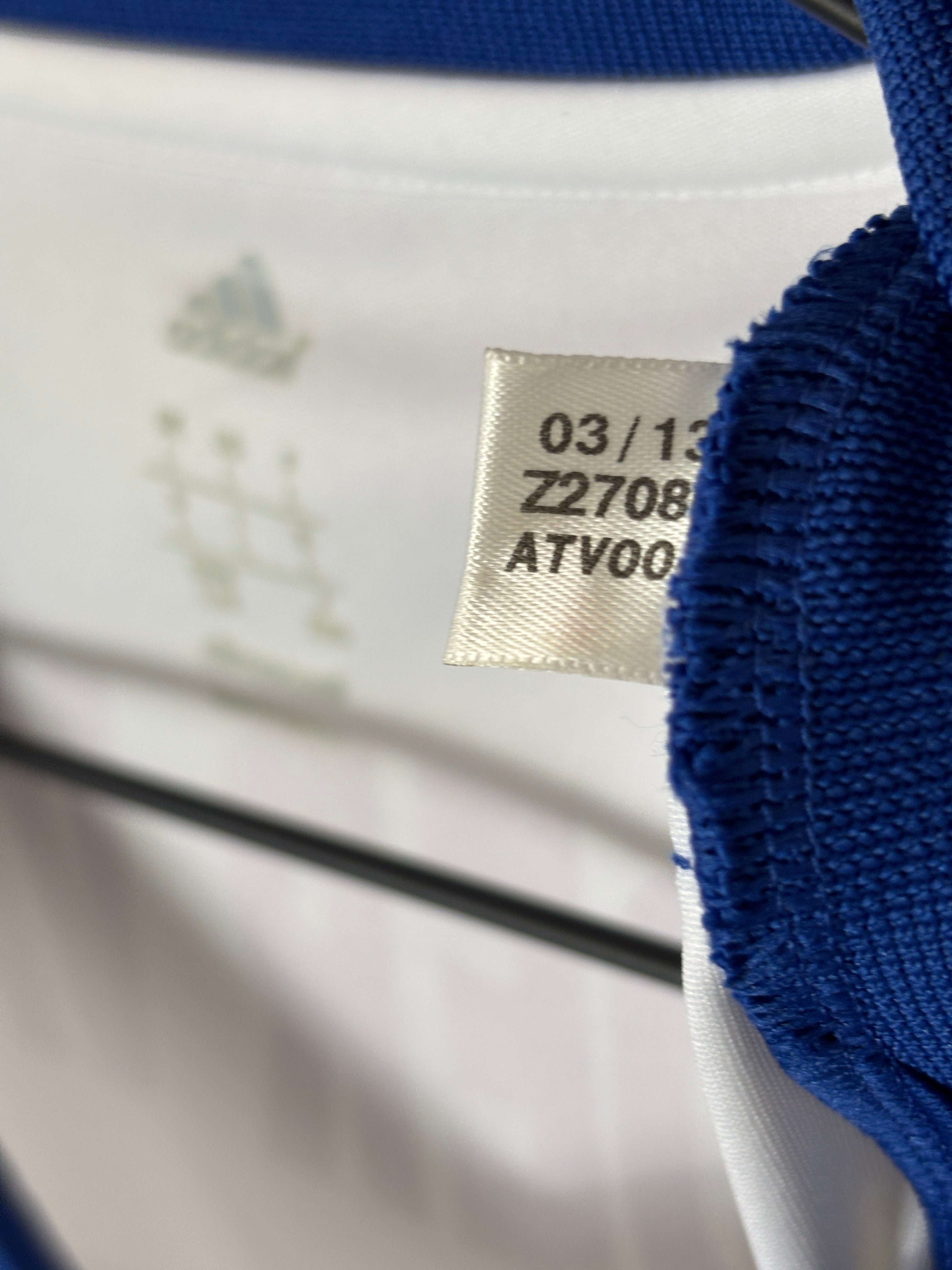 HAMBURG 2013/14 VAN DER VAART HOME SHIRT (L) ADIDAS