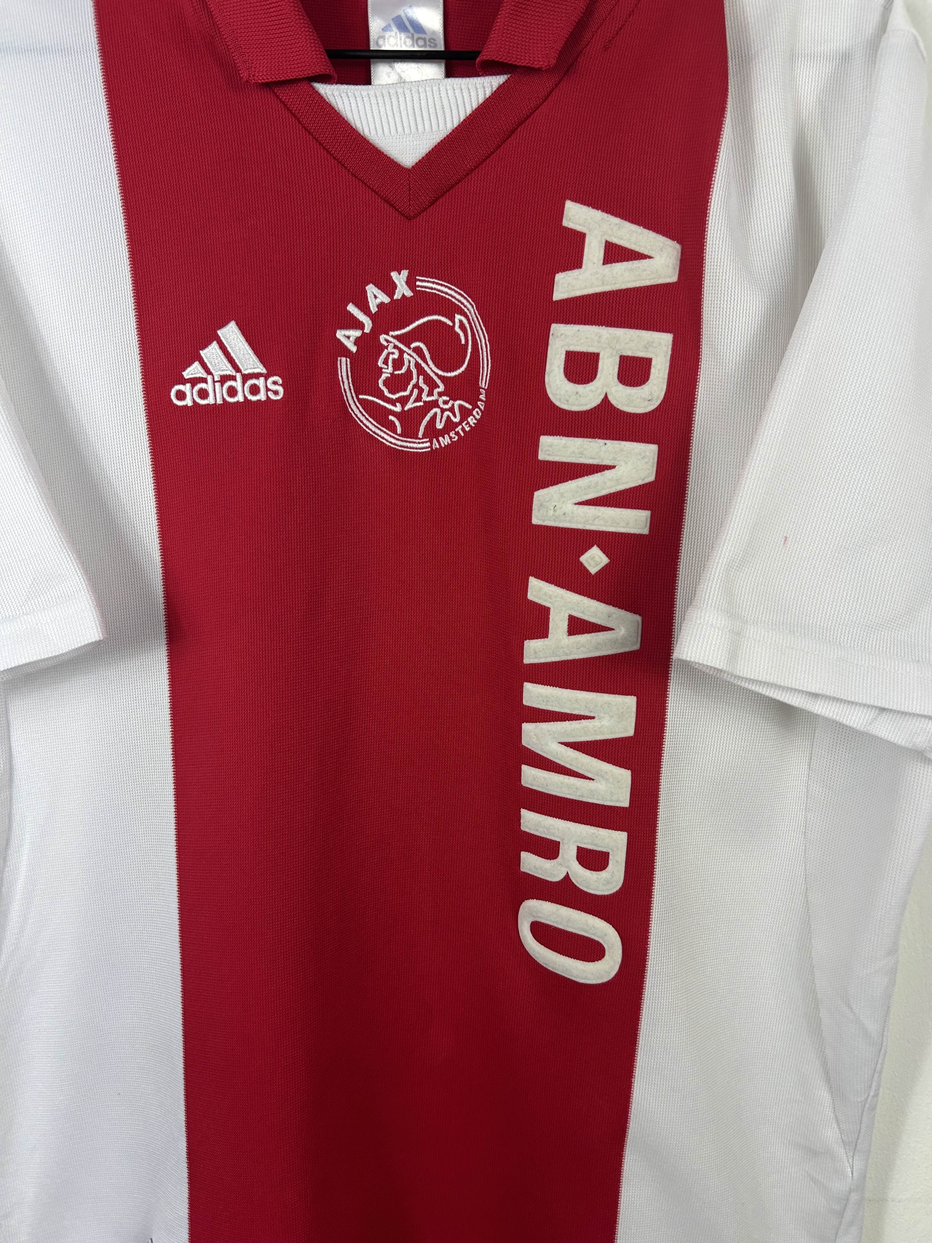 AJAX 2001/02 HOME SHIRT (L) ADIDAS