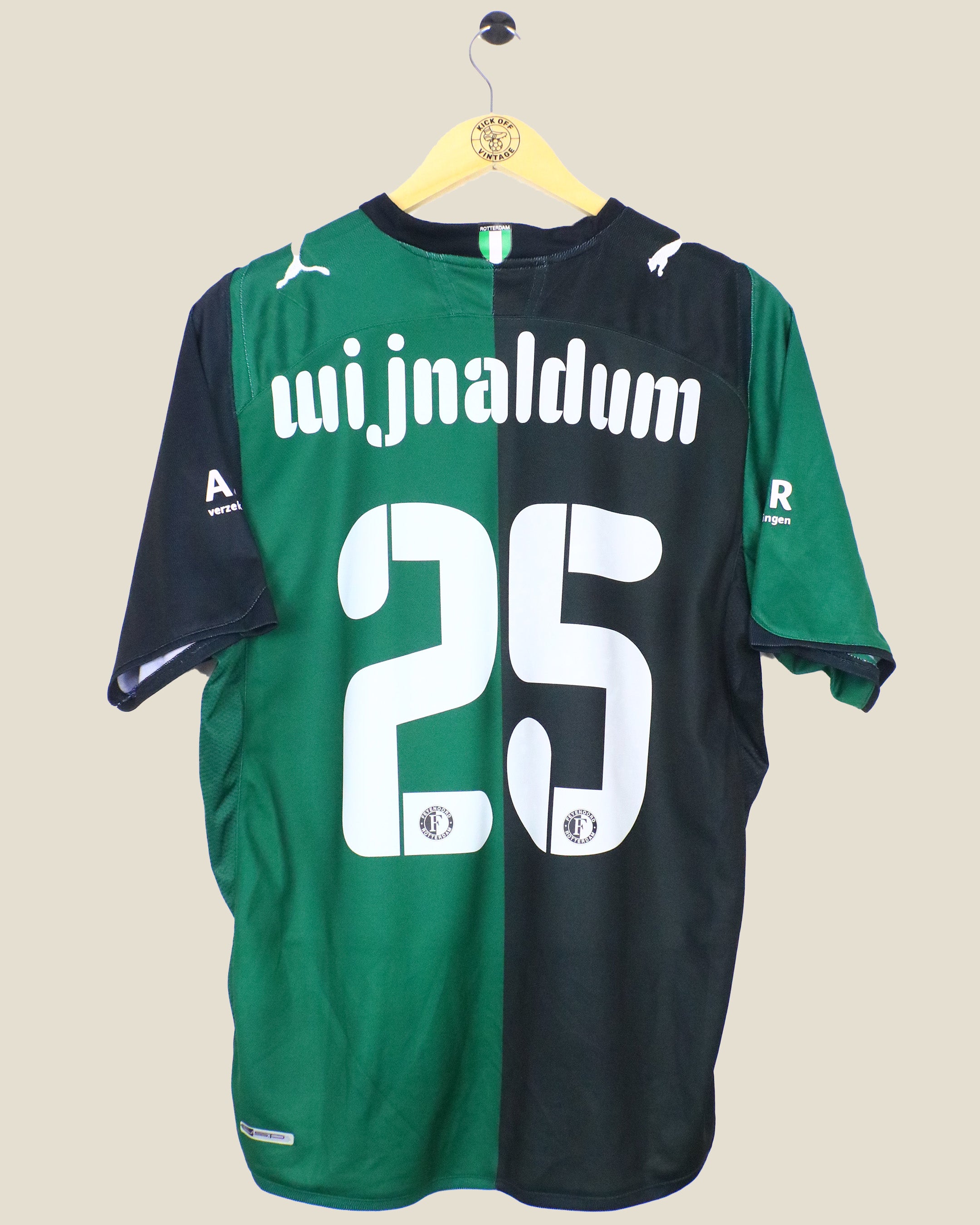 FEYENOORD 2009/10 WIJNALDUM AWAY SHIRT (M) PUMA