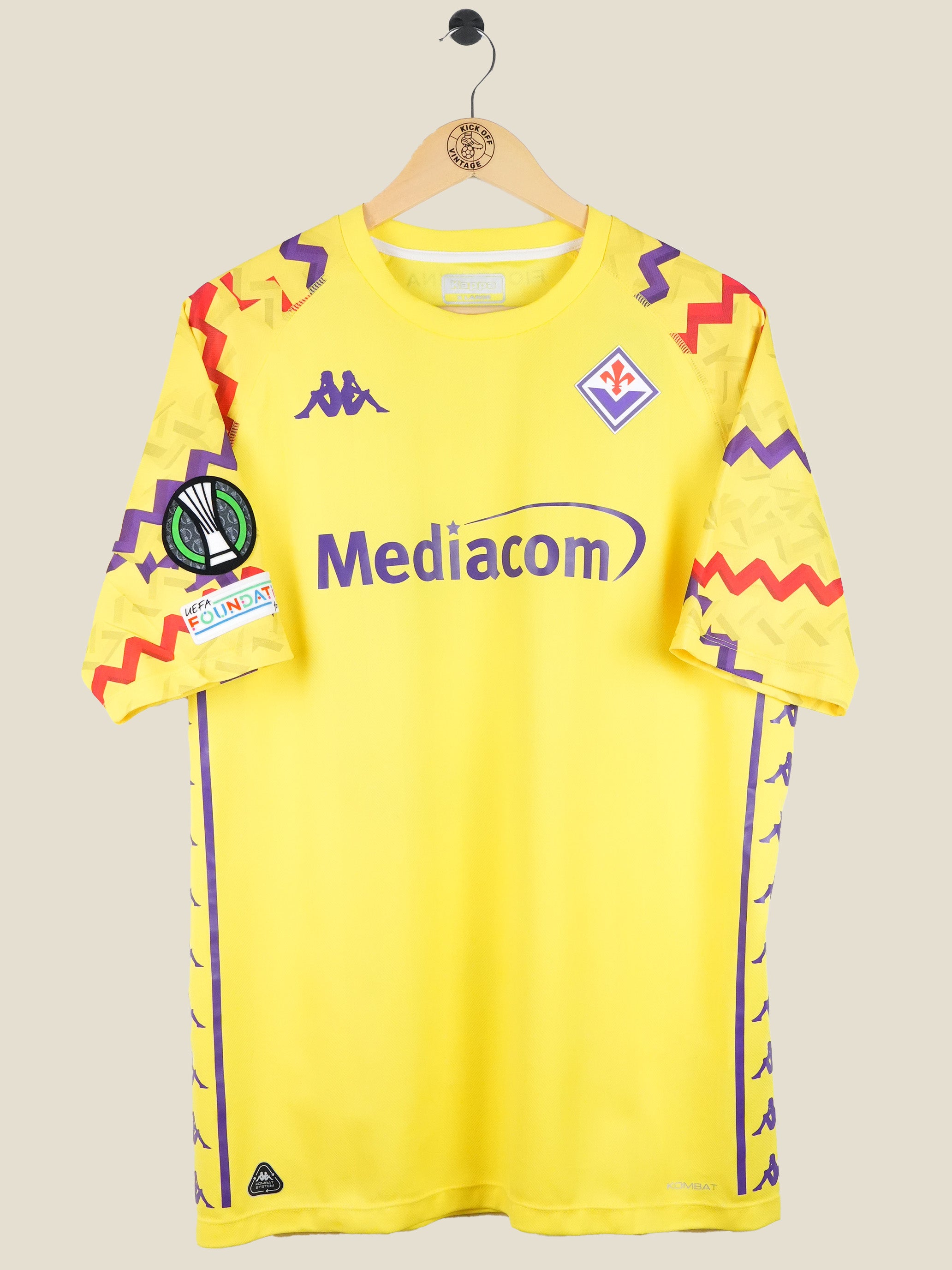 FIORENTINA 2024/25 DE GEA GOALKEEPER PLAYER VERSION BNWT (XL) KAPPA