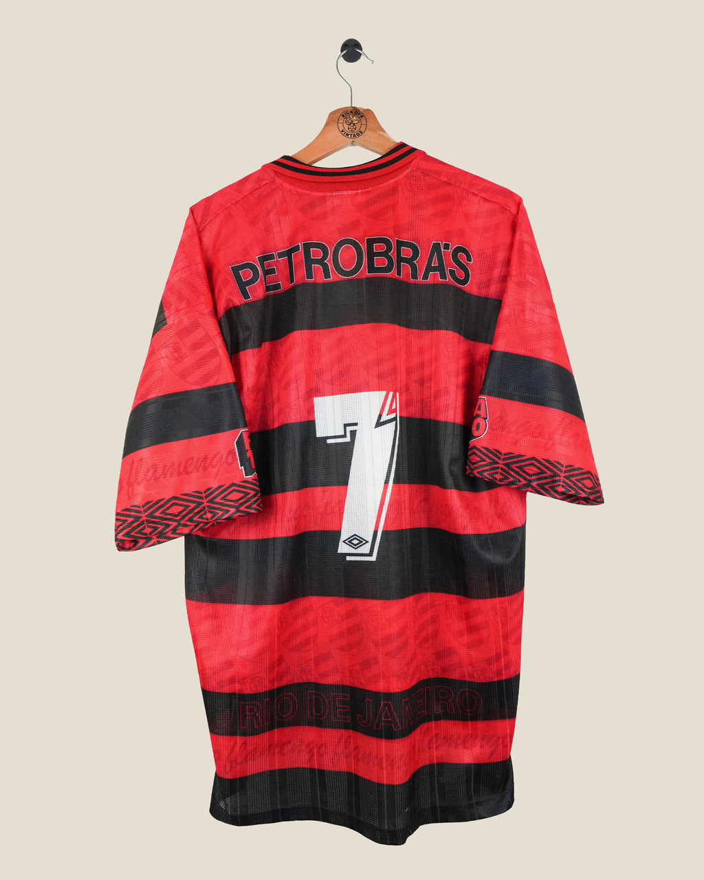 FLAMENGO 1995/96 HOME SHIRT (XL) UMBRO