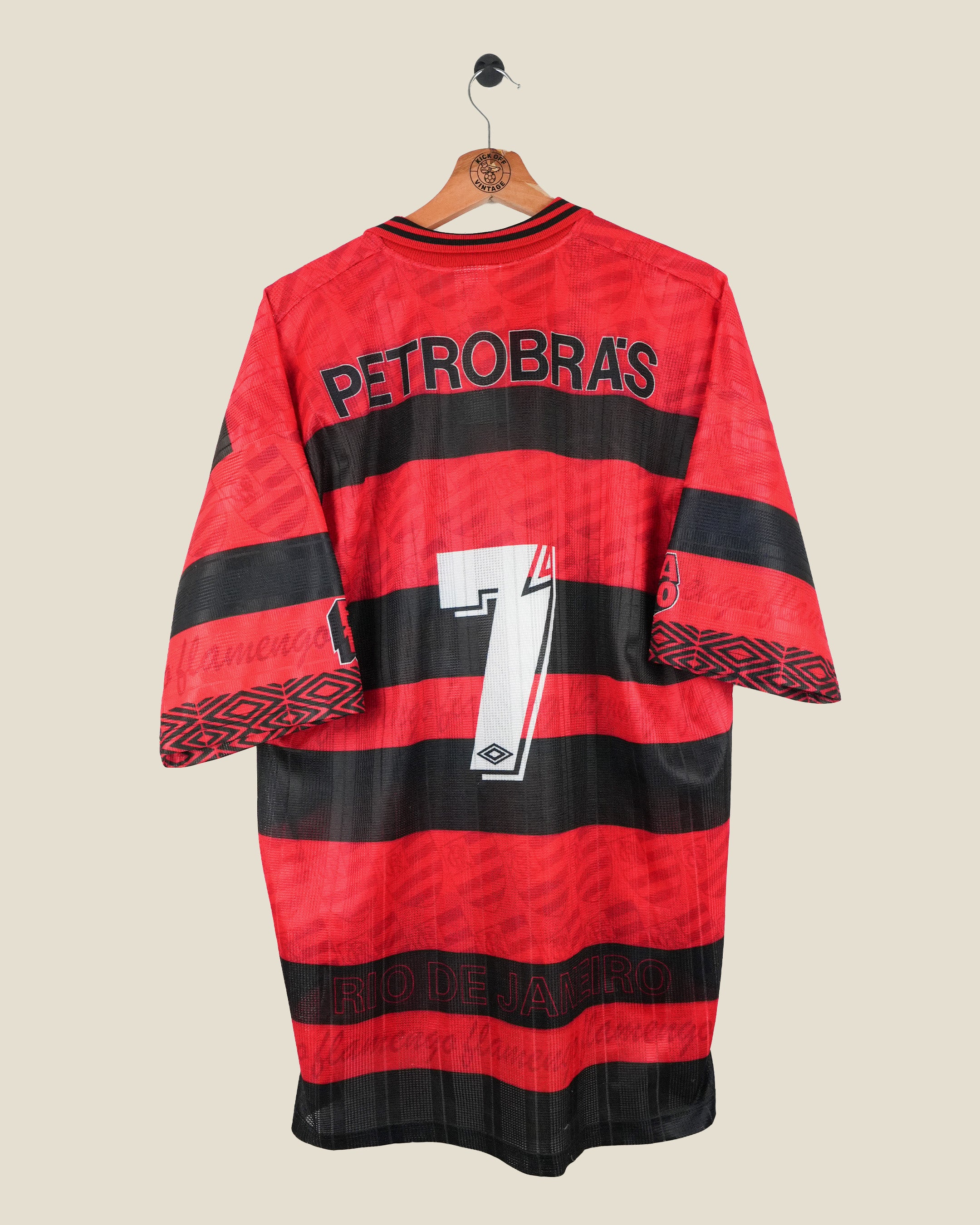 FLAMENGO 1995/96 HOME SHIRT (XL) UMBRO