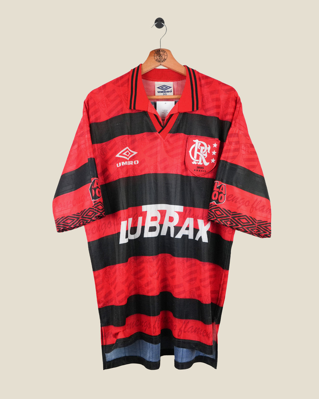 FLAMENGO 1995/96 HOME SHIRT (XL) UMBRO