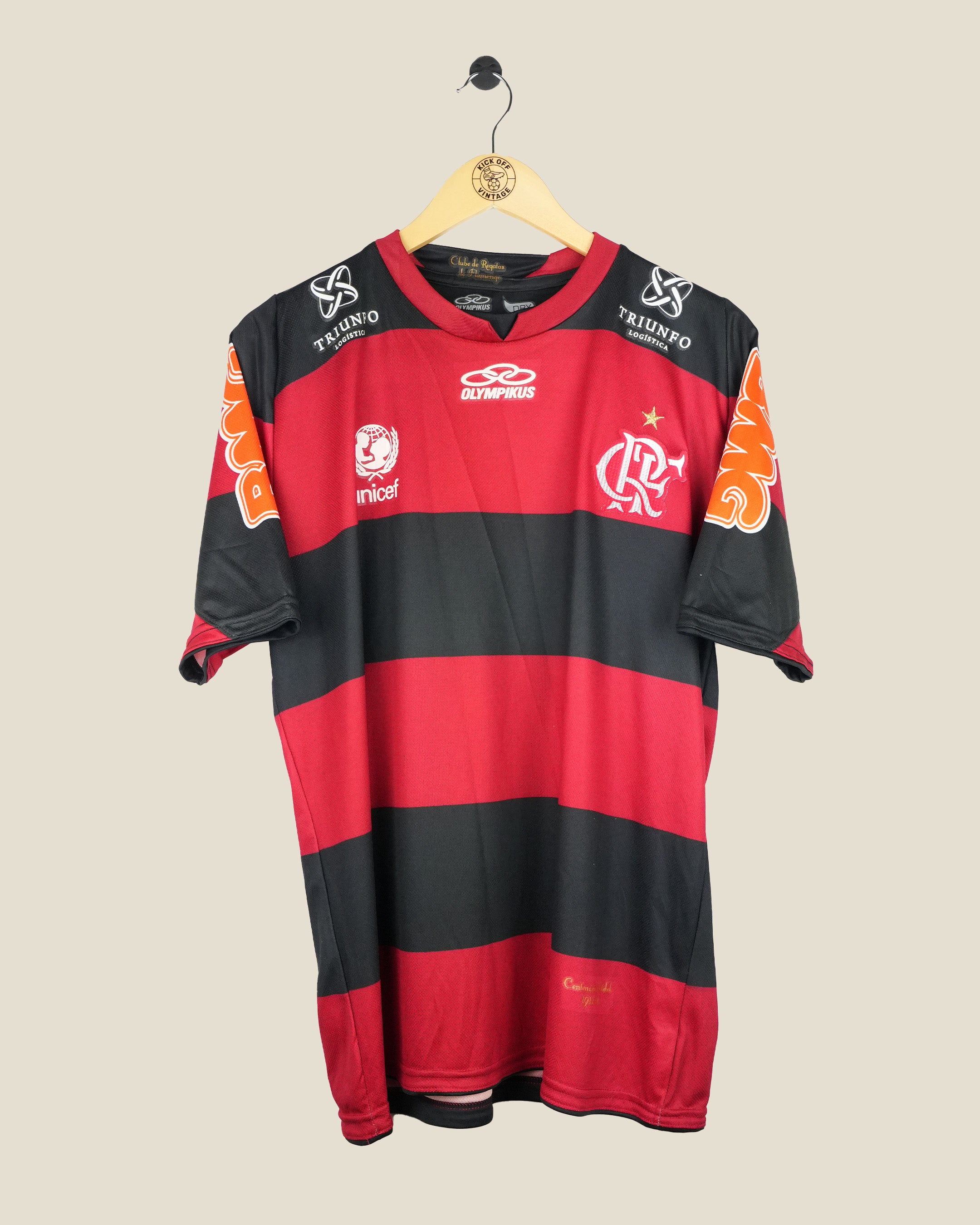 FLAMENGO 2012/13 ADRIANO HOME SHIRT (M) OLYMPIKUS