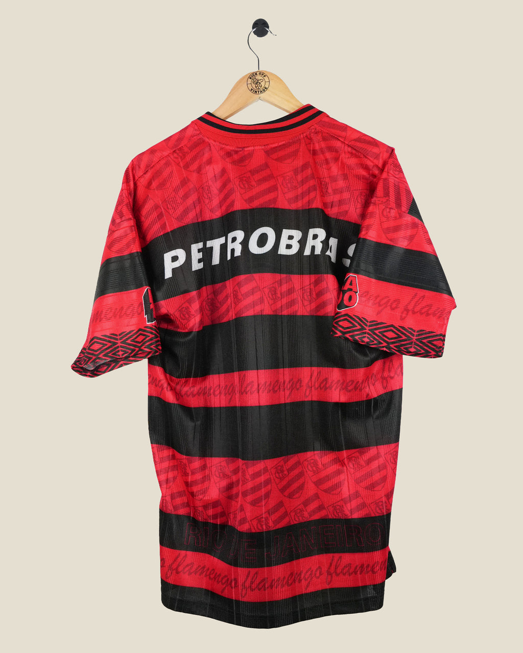 FLAMENGO 1995/96 HOME SHIRT (L) UMBRO