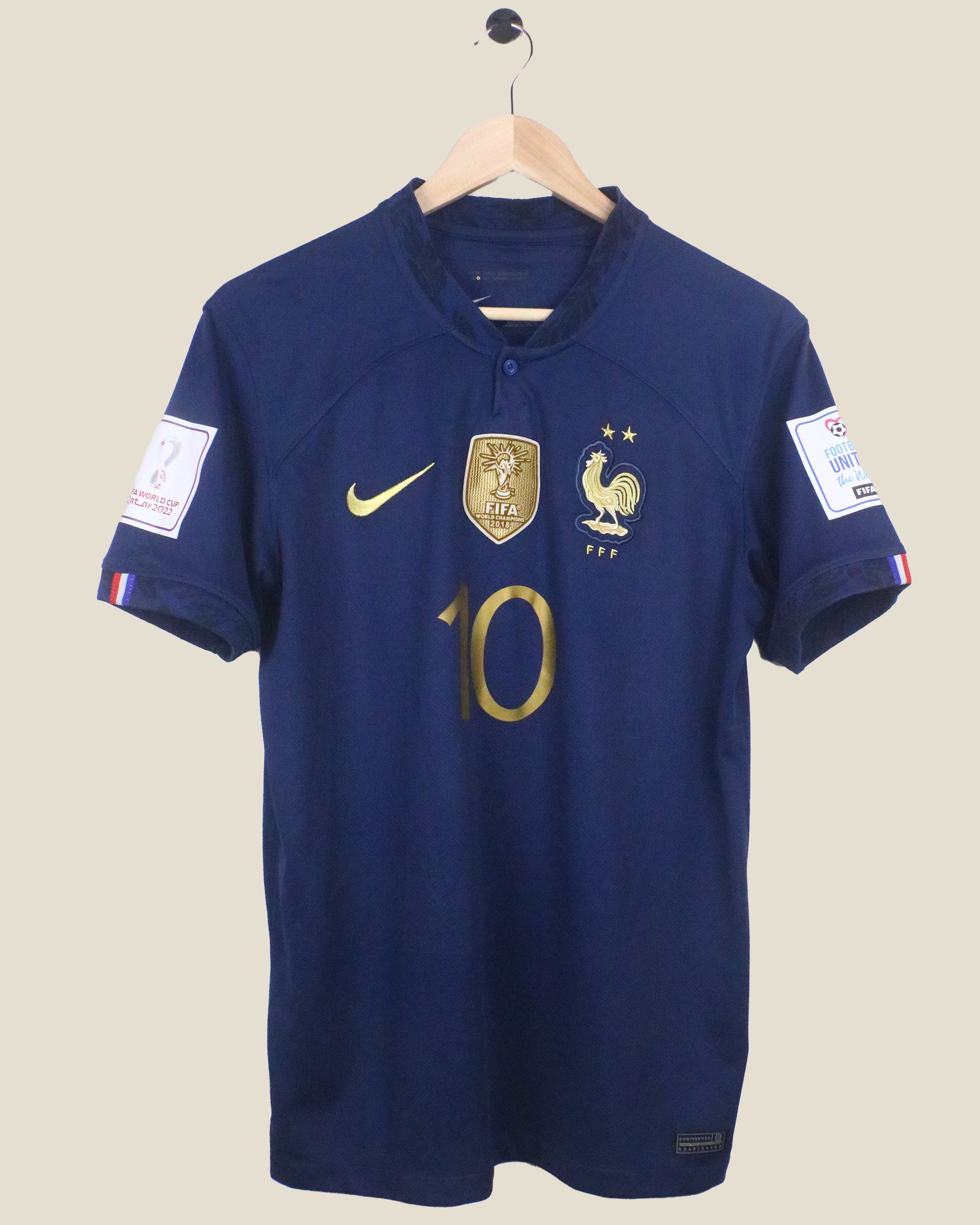 FRANCE 2022 MBAPPE #10 WORLD CUP HOME (L) NIKE