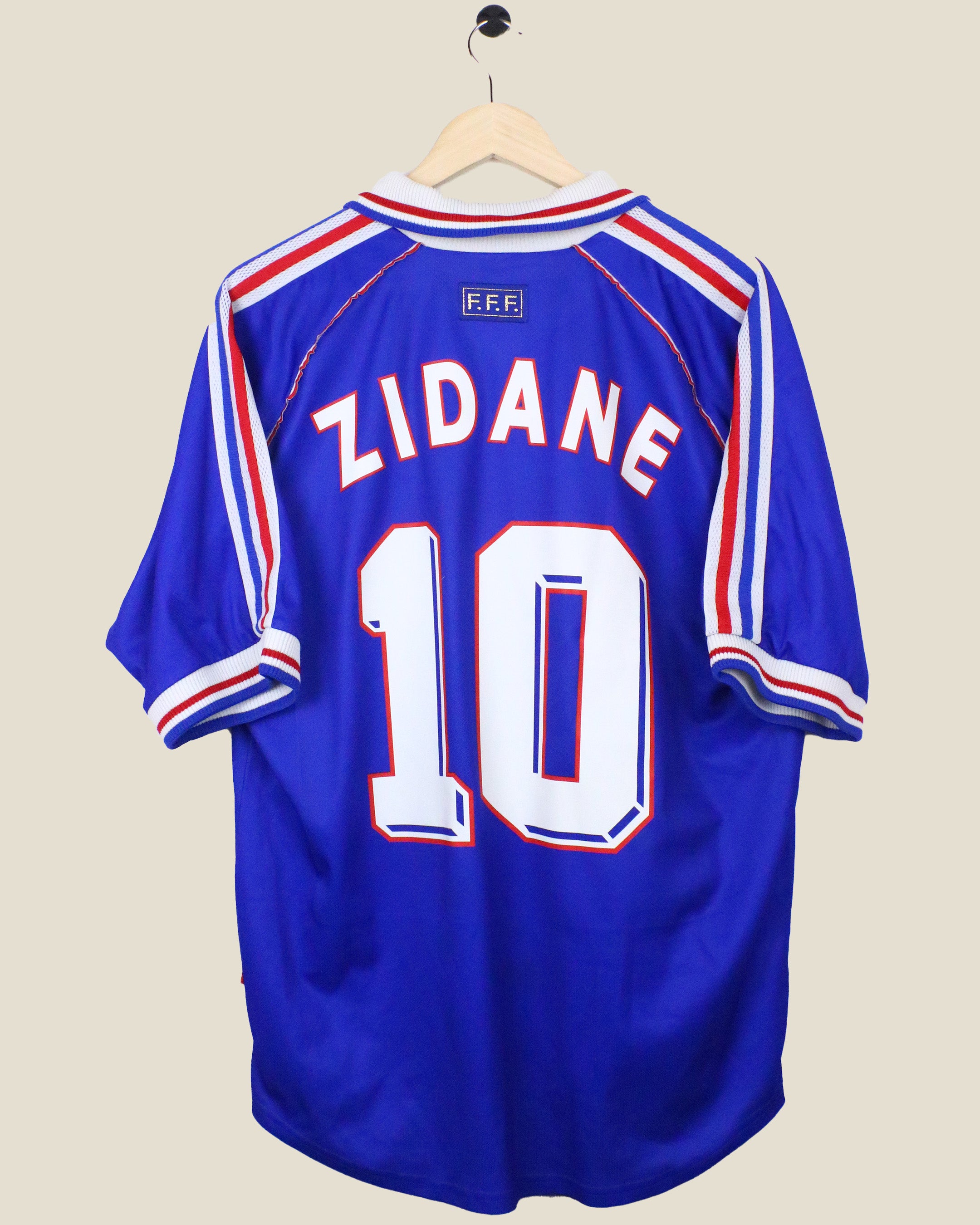 FRANCE 1998 ZIDANE #10 HOME (L) ADIDAS