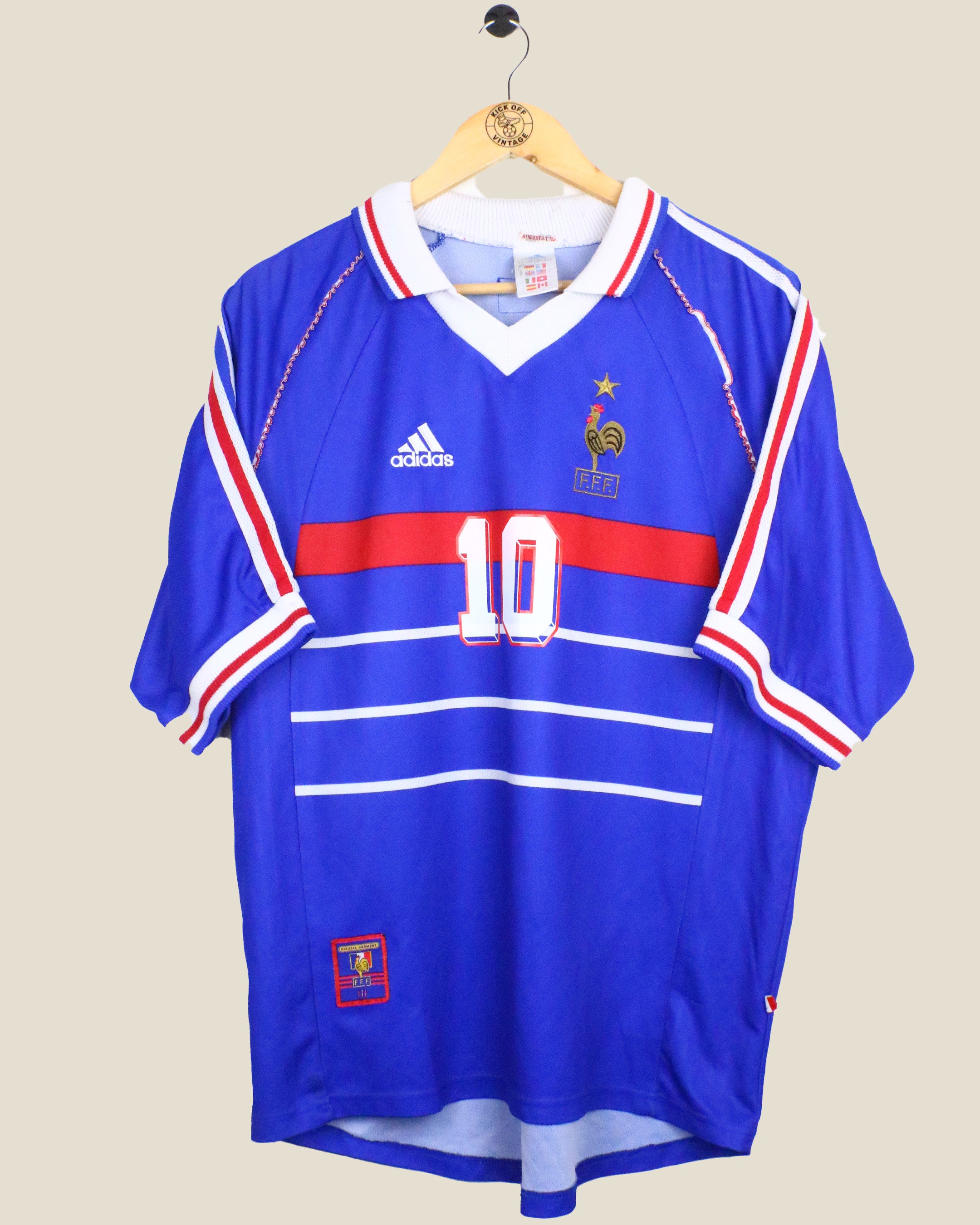 FRANCE 1998 ZIDANE HOME (L) ADIDAS