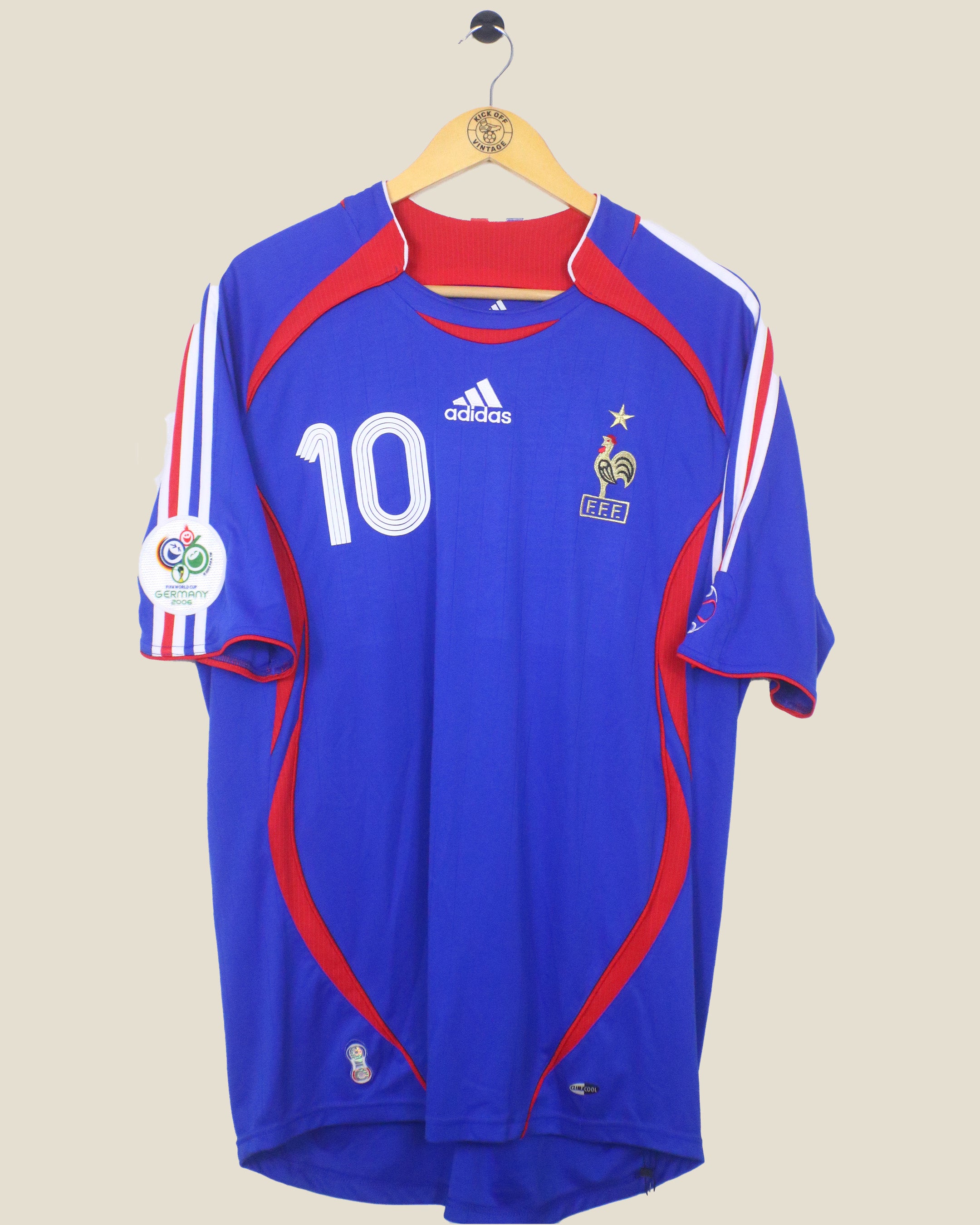 FRANCE 2006 ZIDANE WC HOME (L) ADIDAS
