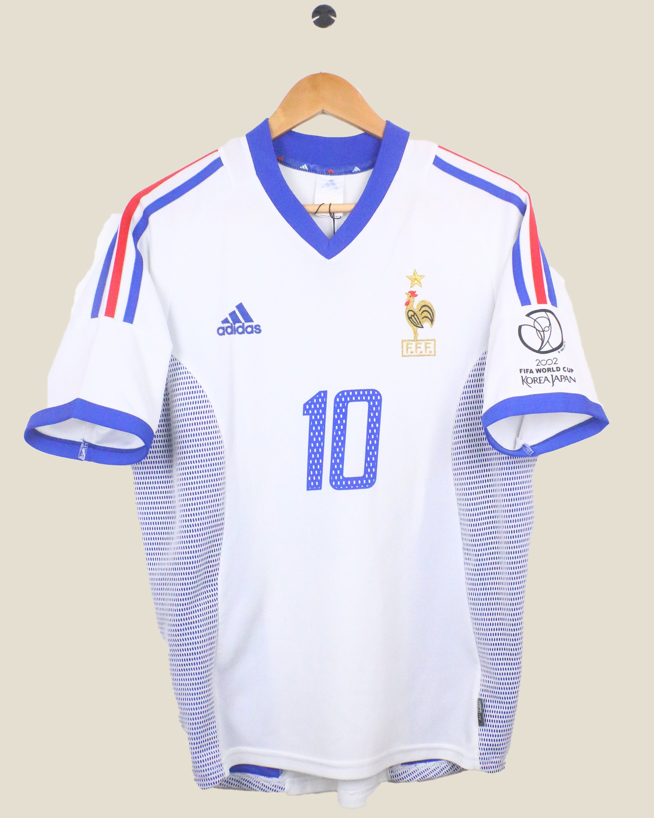 FRANCE 2002 ZIDANE #10 AWAY (S) ADIDAS