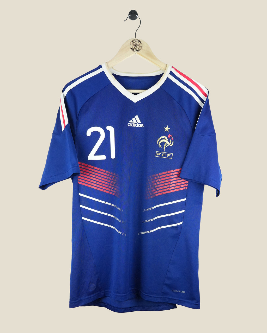 FRANCE 2010 ANELKA HOME SHIRT (L) ADIDAS