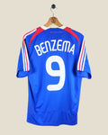 FRANCE 2007 BENZEMA HOME SHIRT (M) ADIDAS