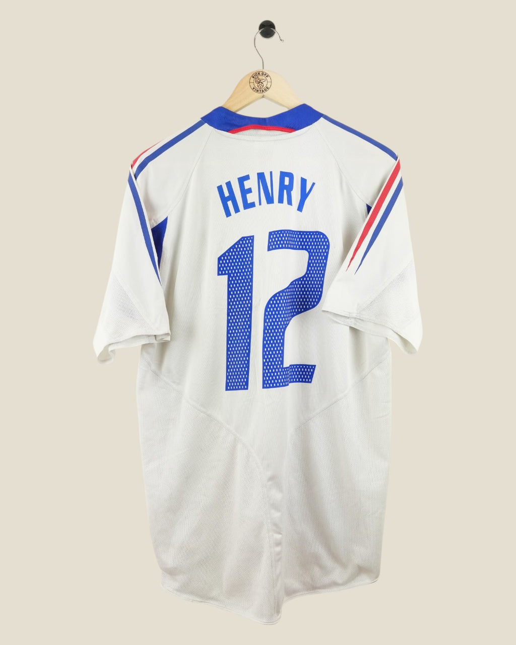 FRANCE 2004 HENRY AWAY SHIRT (L) ADIDAS