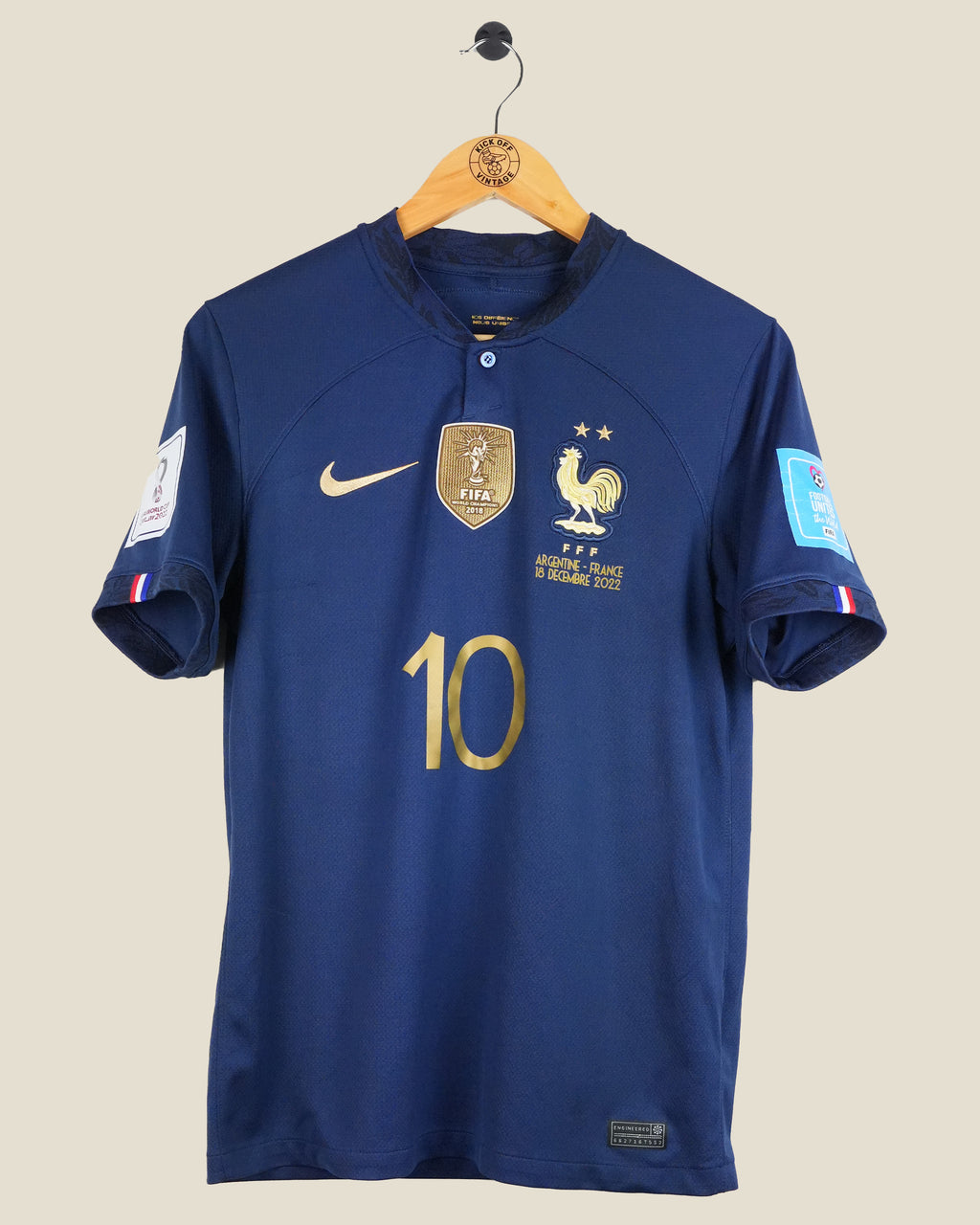 FRANCE 2022 MBAPPE WC FINAL HOME SHIRT (S) NIKE