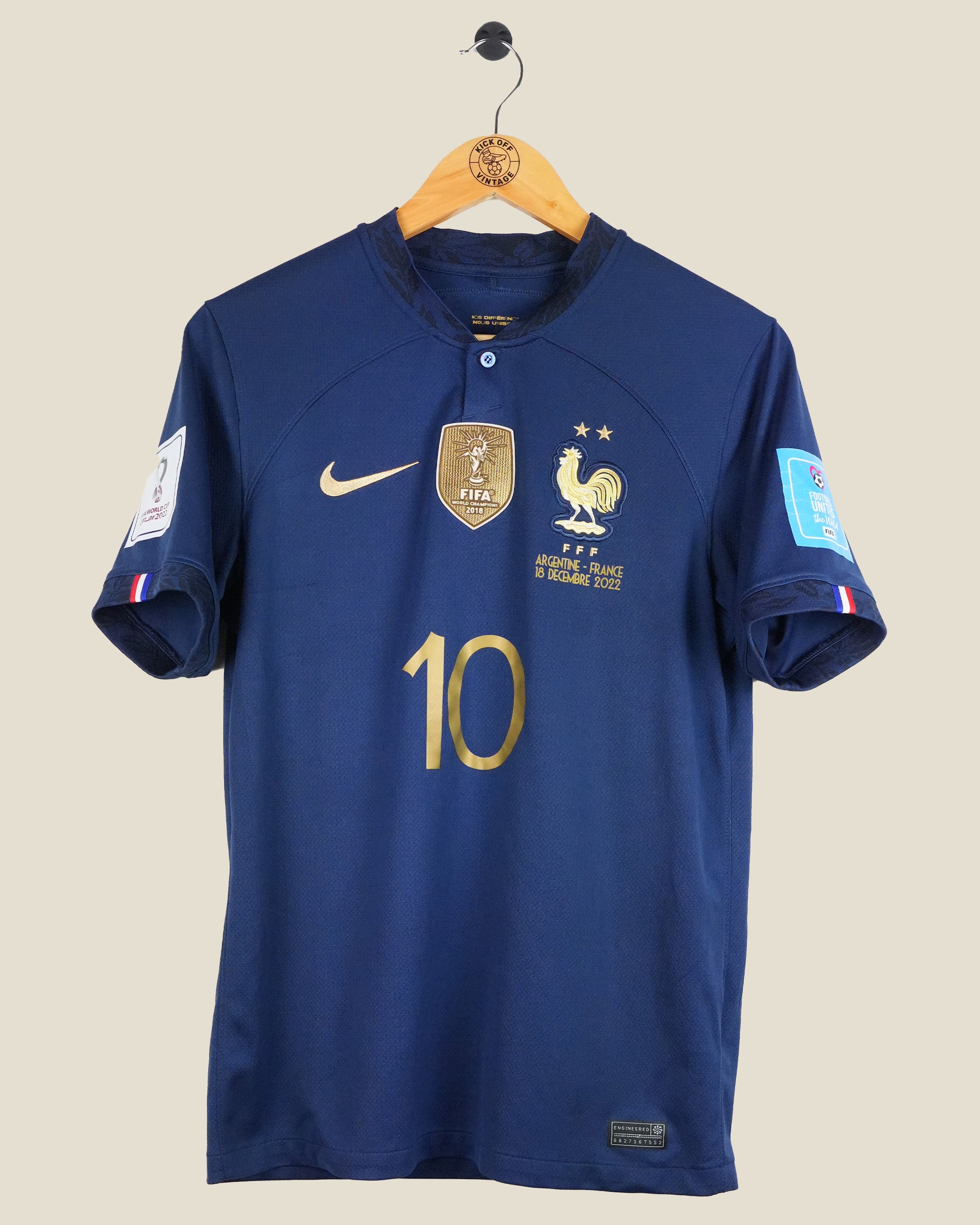 FRANCE 2022 MBAPPE WC FINAL HOME SHIRT (S) NIKE