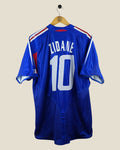 FRANCE 2004 ZIDANE HOME SHIRT (L) ADIDAS