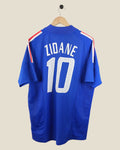 FRANCE 2002 ZIDANE HOME SHIRT (L) ADIDAS