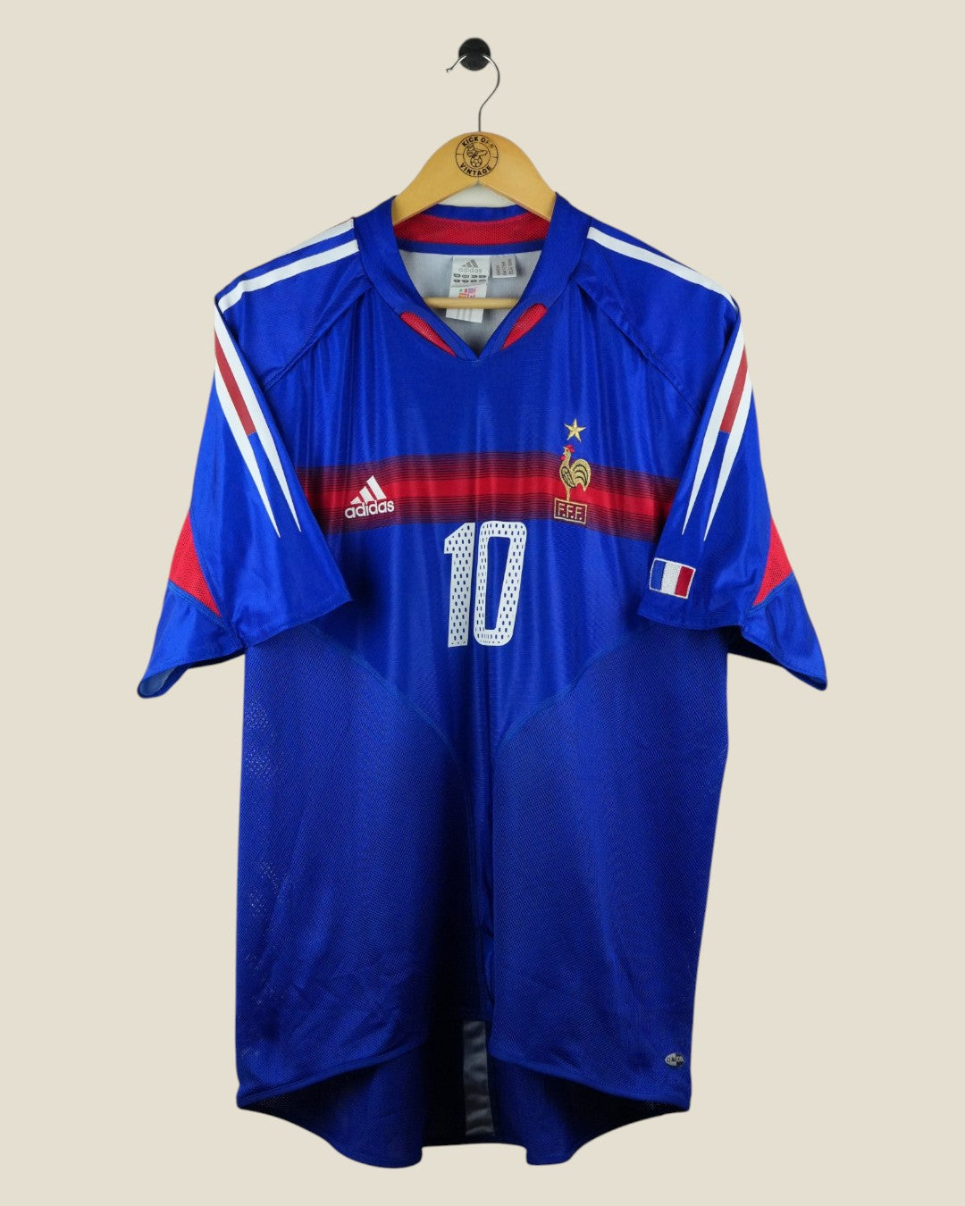 FRANCE 2004 ZIDANE HOME SHIRT (XL) ADIDAS