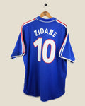 FRANCE 2000 ZIDANE HOME SHIRT (XL) ADIDAS