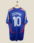 FRANCE 2006 ZIDANE HOME SHIRT (XL) ADIDAS