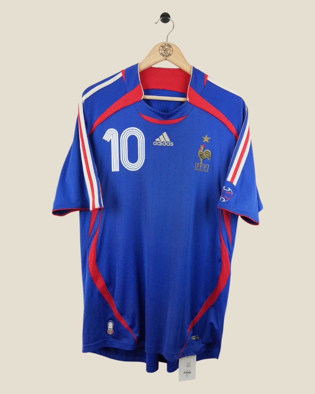 FRANCE 2006 ZIDANE HOME SHIRT (XL) ADIDAS