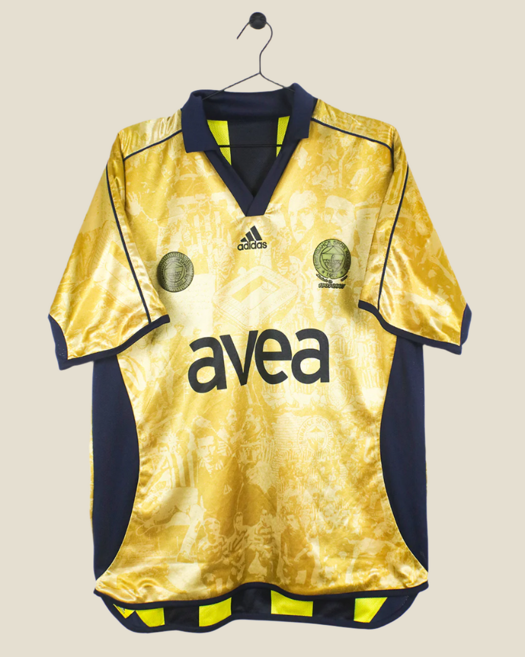FENERBAHCE 2006/2007 HOME SHIRT REVERSIBLE (L) ADIDAS