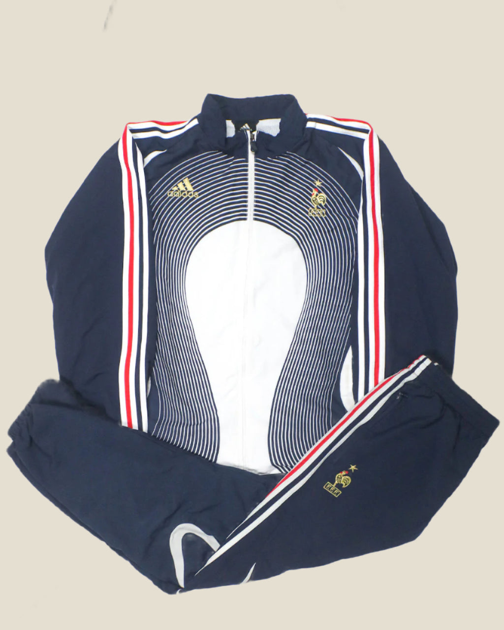 FRANCE 2006 TRACK SUIT (L) ADIDAS