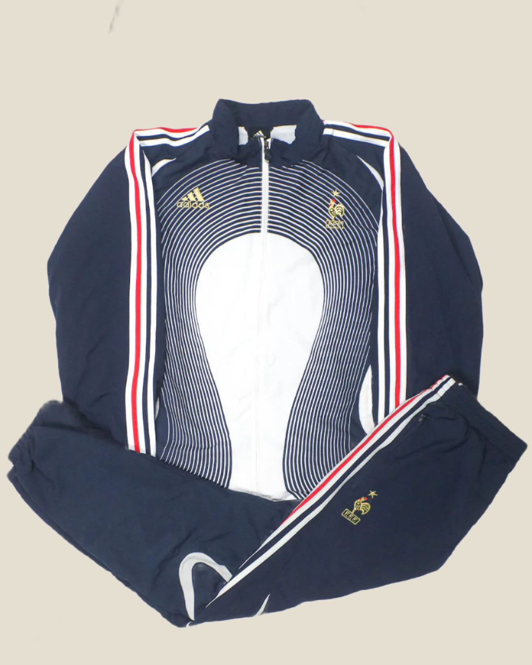 FRANCE 2006 TRACK SUIT (L) ADIDAS