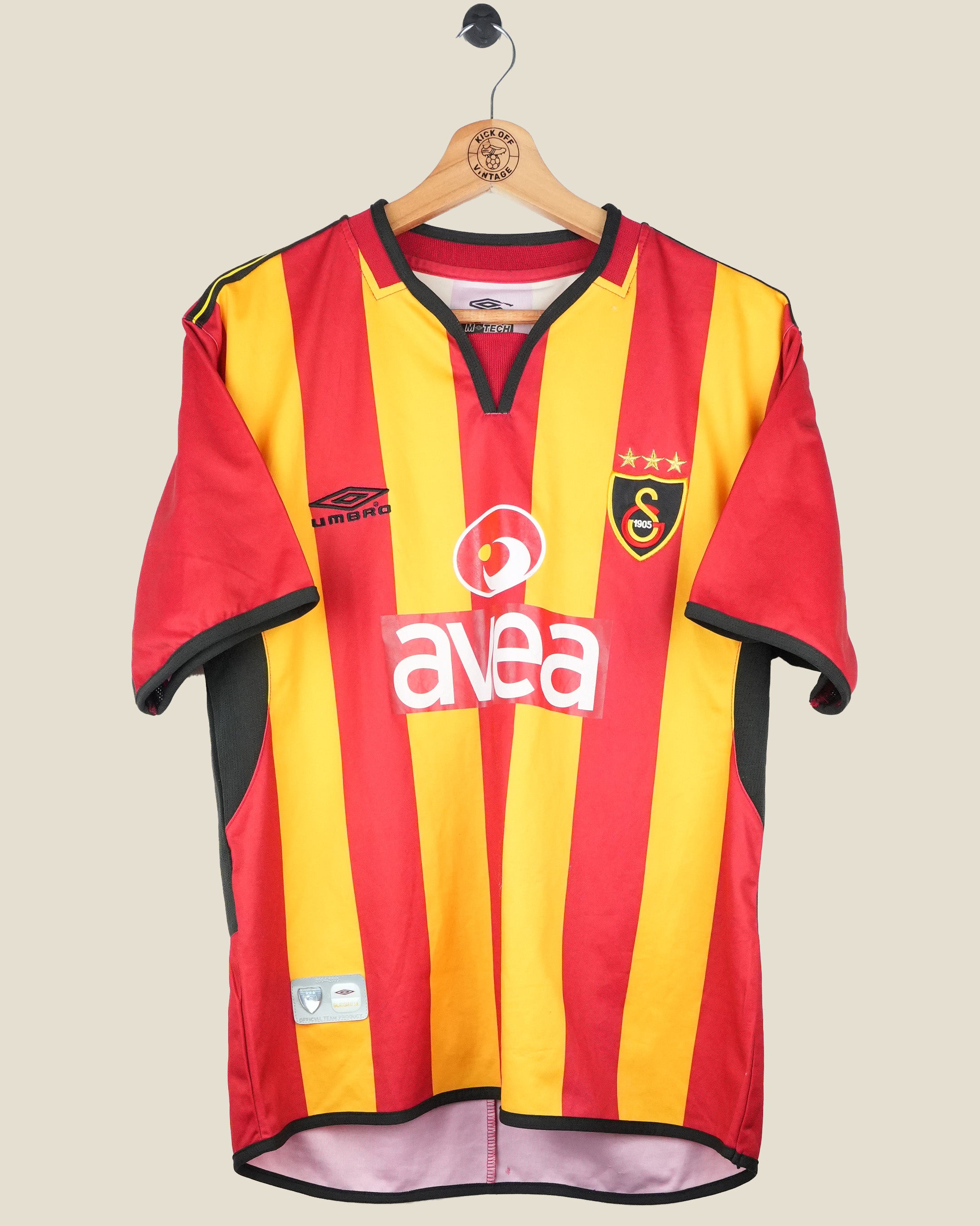 GALATASARAY 2004/05 RIBERY HOME SHIRT (S) UMBRO