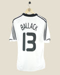 GERMANY 2008 BALLACK HOME SHIRT (M) ADIDAS