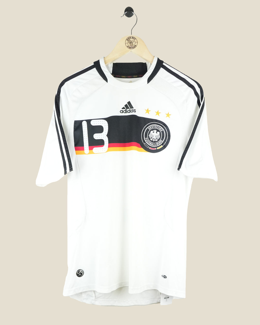 GERMANY 2008 BALLACK HOME SHIRT (M) ADIDAS
