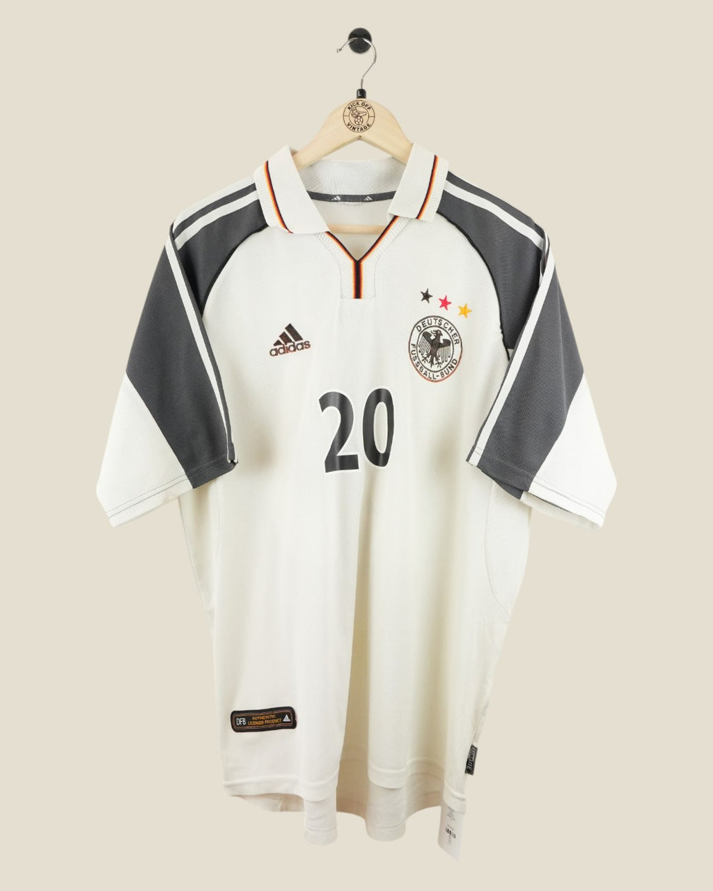 GERMANY 2000 BIEHOFF HOME SHIRT (L) ADIDAS