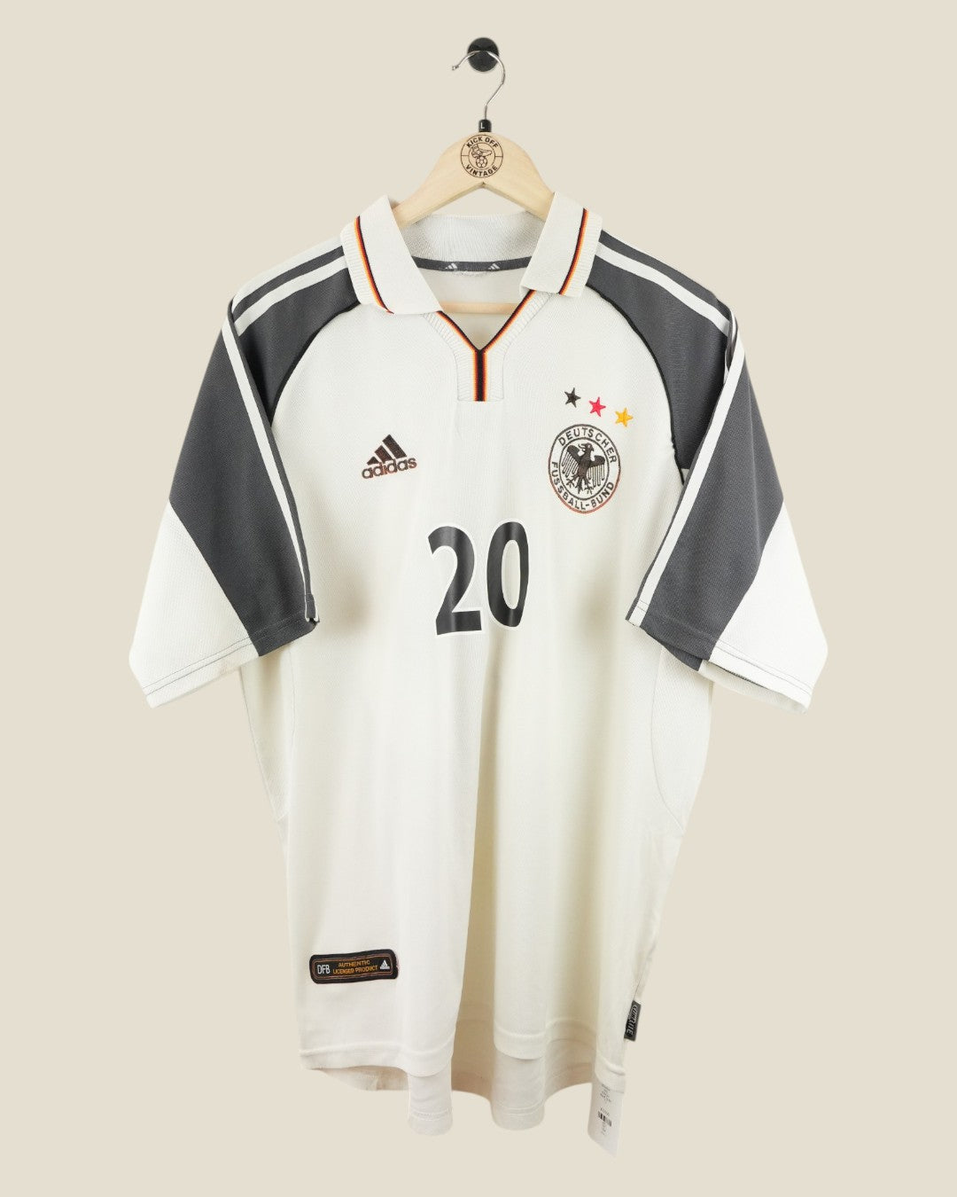 GERMANY 2000 BIEHOFF HOME SHIRT (L) ADIDAS