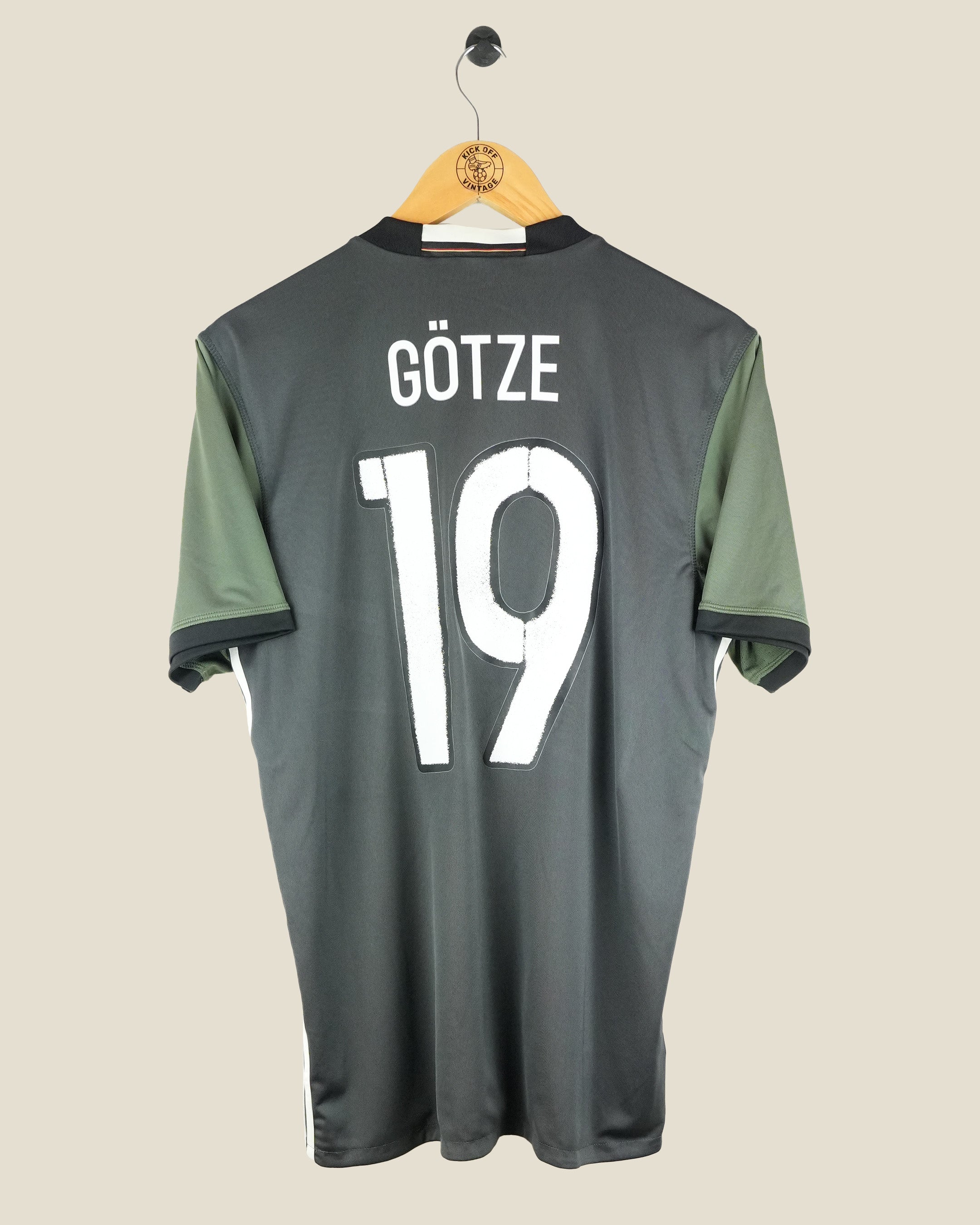 GERMANY 2015 GOTZE AWAY SHIRT (M) ADIDAS