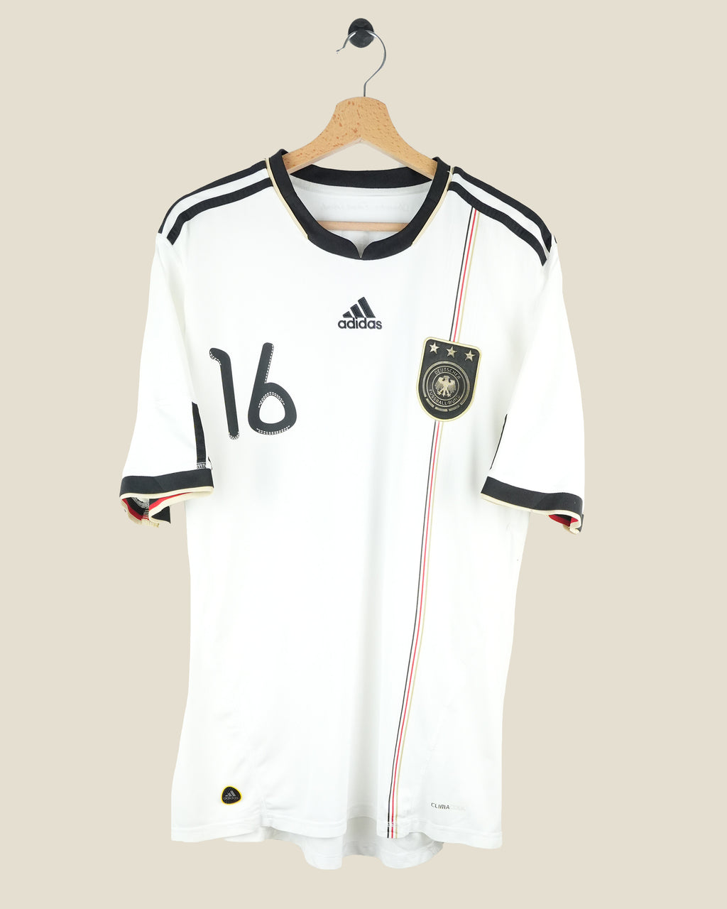 GERMANY 2010 LAHM HOME SHIRT (L) ADIDAS