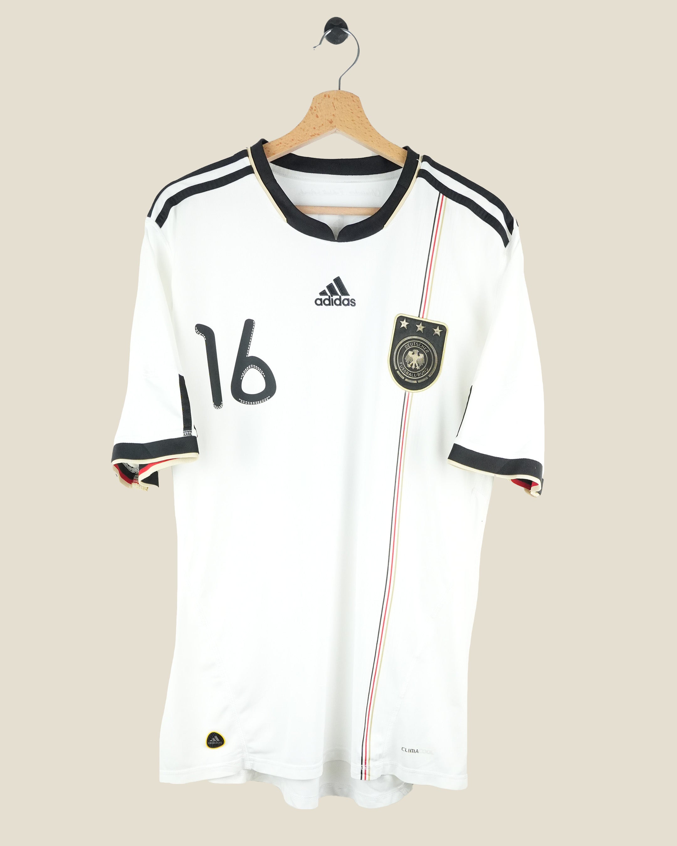 GERMANY 2010 LAHM HOME SHIRT (L) ADIDAS