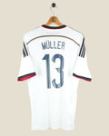 GERMANY 2014 MULLER HOME SHIRT (M) ADIDAS