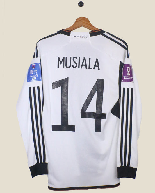 GERMANY 2022 MUSIALA #14 WORLD CUP HOME L/S *BNWT* (S) ADIDAS