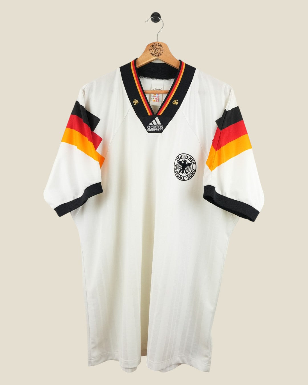 GERMANY 1992 HOME SHIRT (XL) ADIDAS