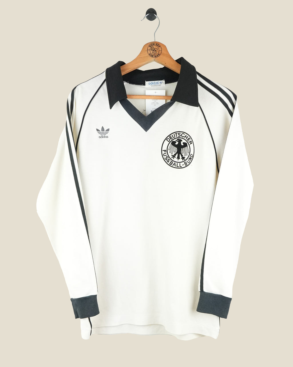 GERMANY 1980 HOME L/S SHIRT (M) ADIDAS