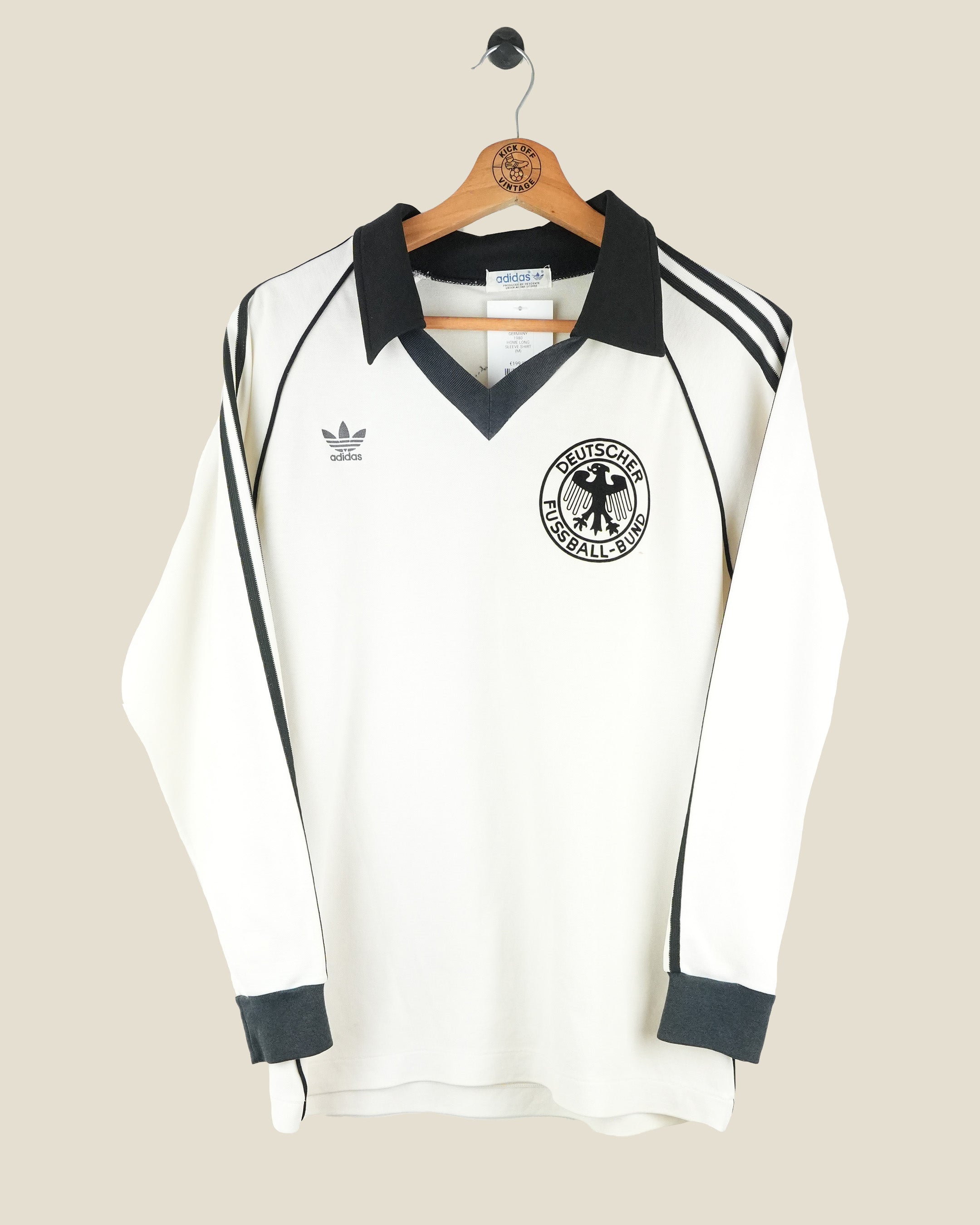GERMANY 1980 HOME L/S SHIRT (M) ADIDAS