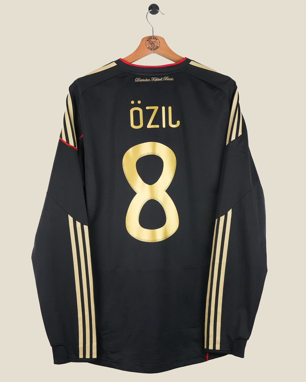 GERMANY 2010 ÖZIL AWAY SHIRT PLAYER ISSUE L/S (L) ADIDAS