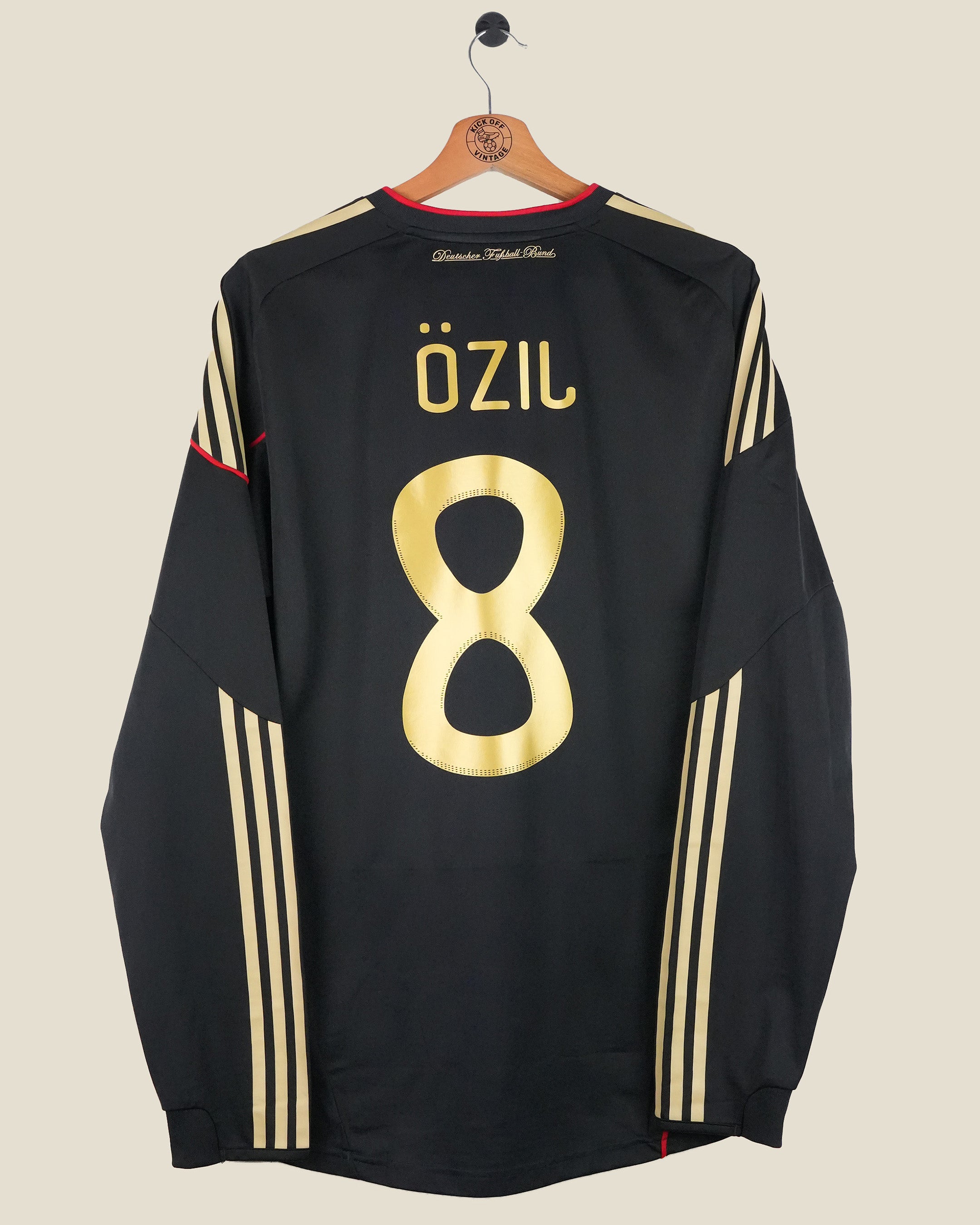 GERMANY 2010 ÖZIL AWAY SHIRT PLAYER ISSUE L/S (L) ADIDAS