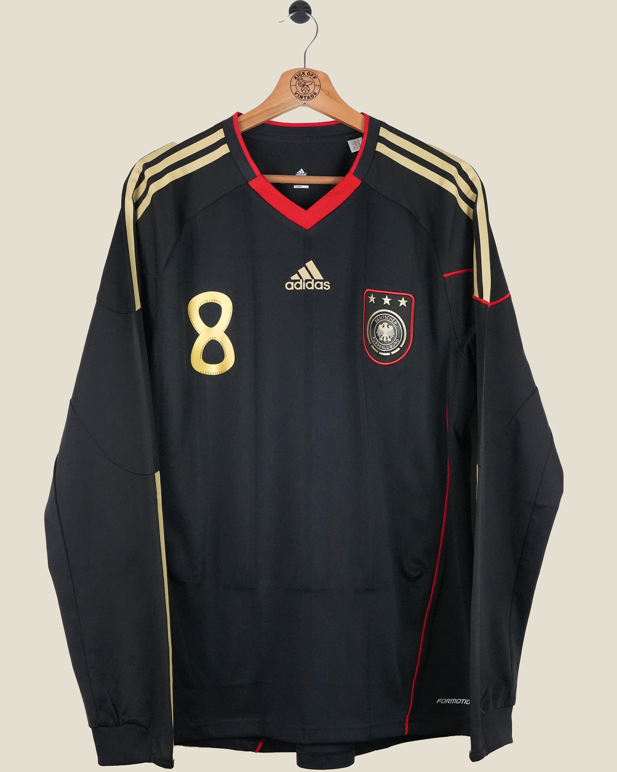 GERMANY 2010 ÖZIL AWAY SHIRT PLAYER ISSUE L/S (L) ADIDAS