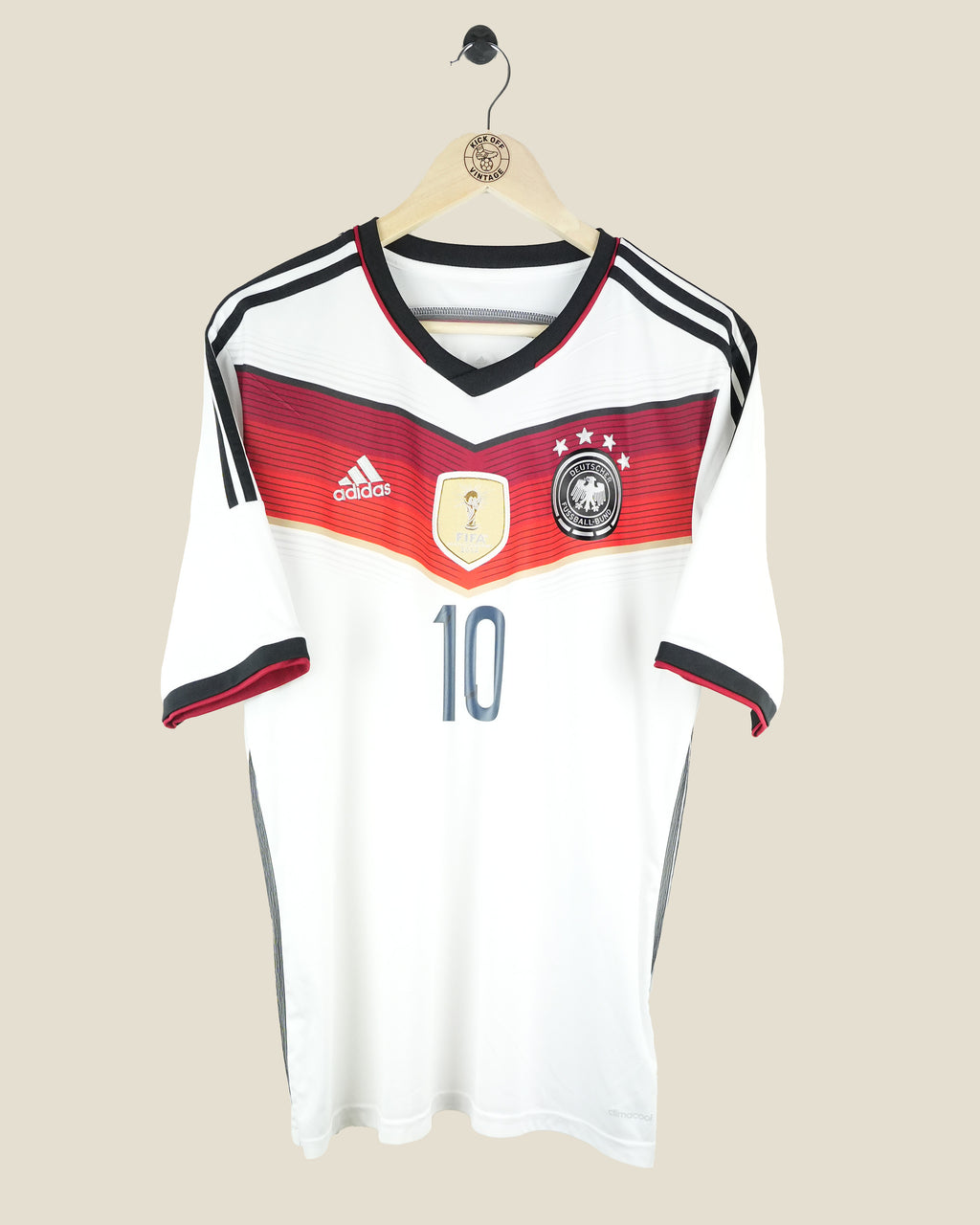 GERMANY 2014 PODOLSKI HOME SHIRT (L) ADIDAS