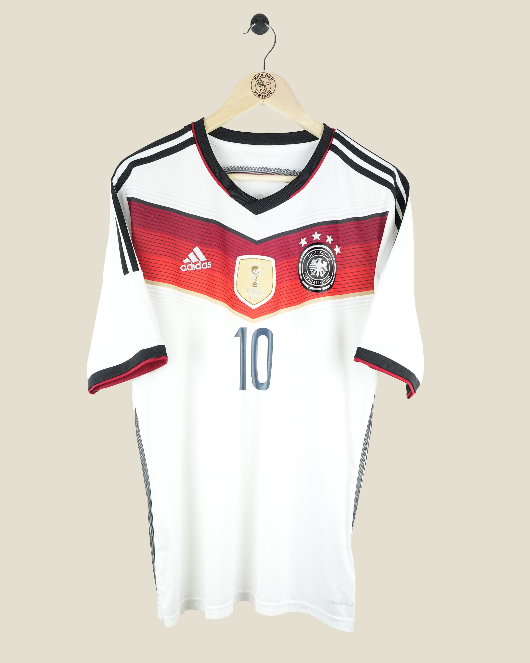 GERMANY 2014 PODOLSKI HOME SHIRT (L) ADIDAS