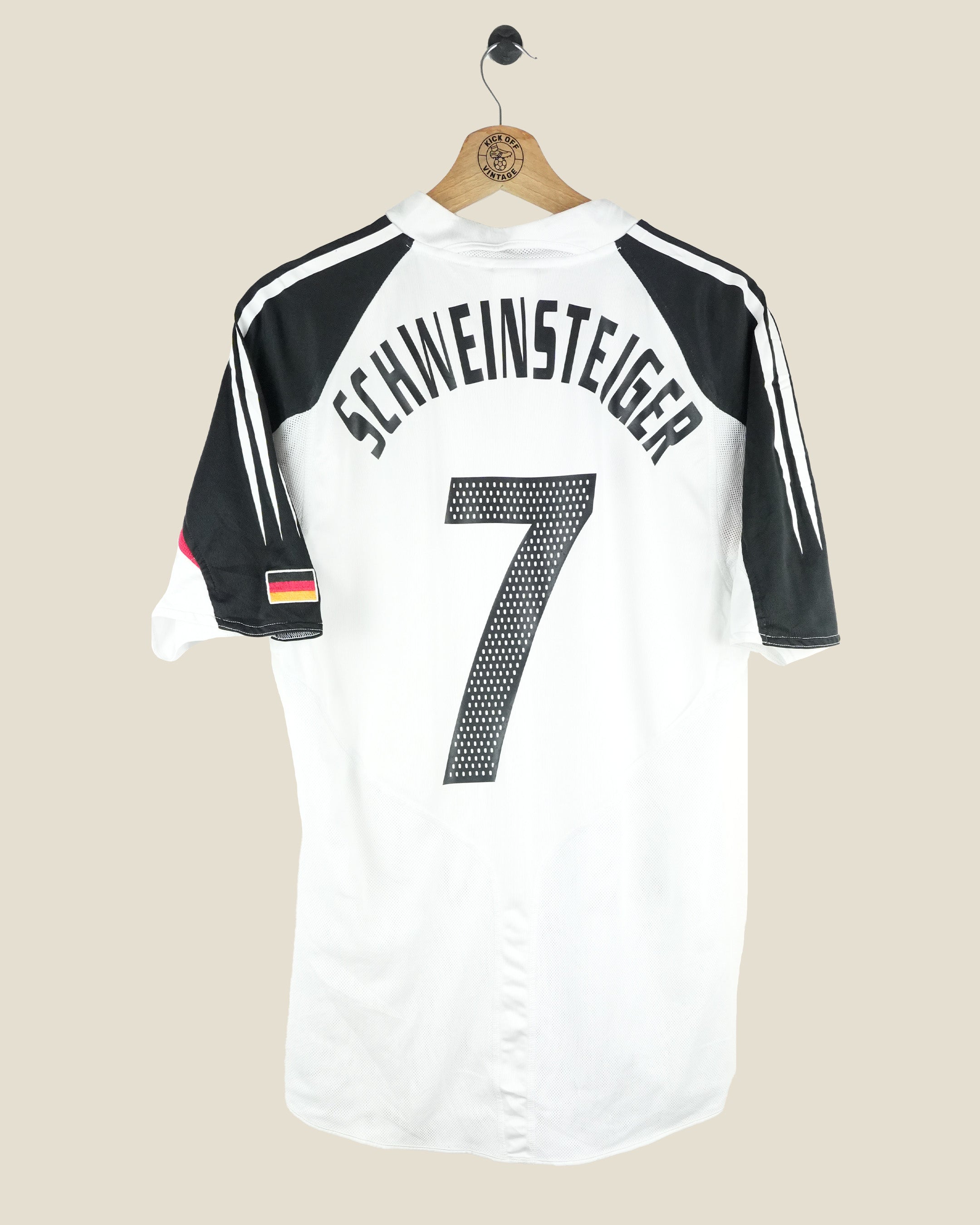 GERMANY 2004 SCHWEINSTEIGER HOME SHIRT (M) ADIDAS