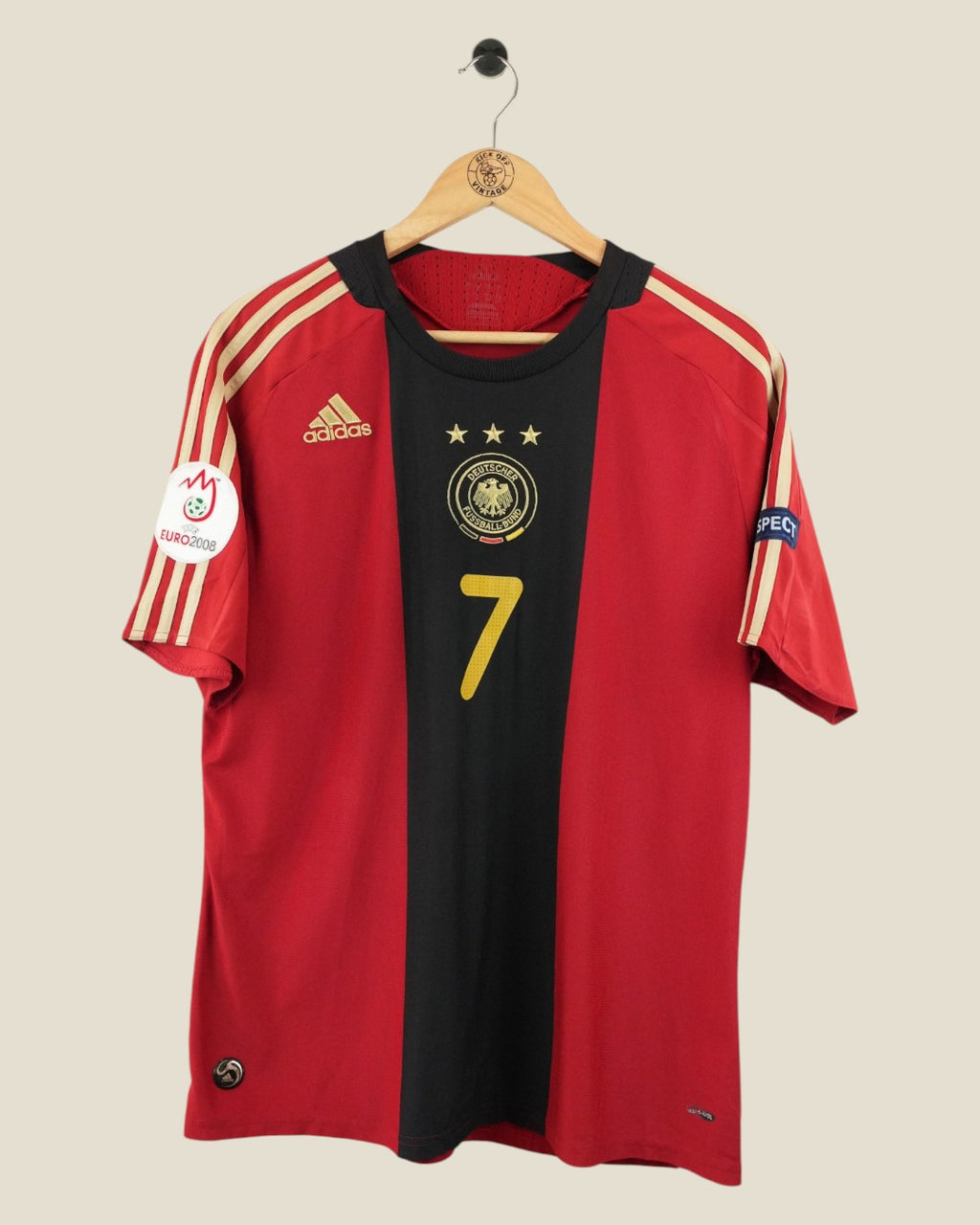 GERMANY 2008 SCHWEINSTEIGER EURO AWAY SHIRT (L) ADIDAS