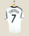 GERMANY 2008 SCHWEINSTEIGER HOME SHIRT (M) ADIDAS