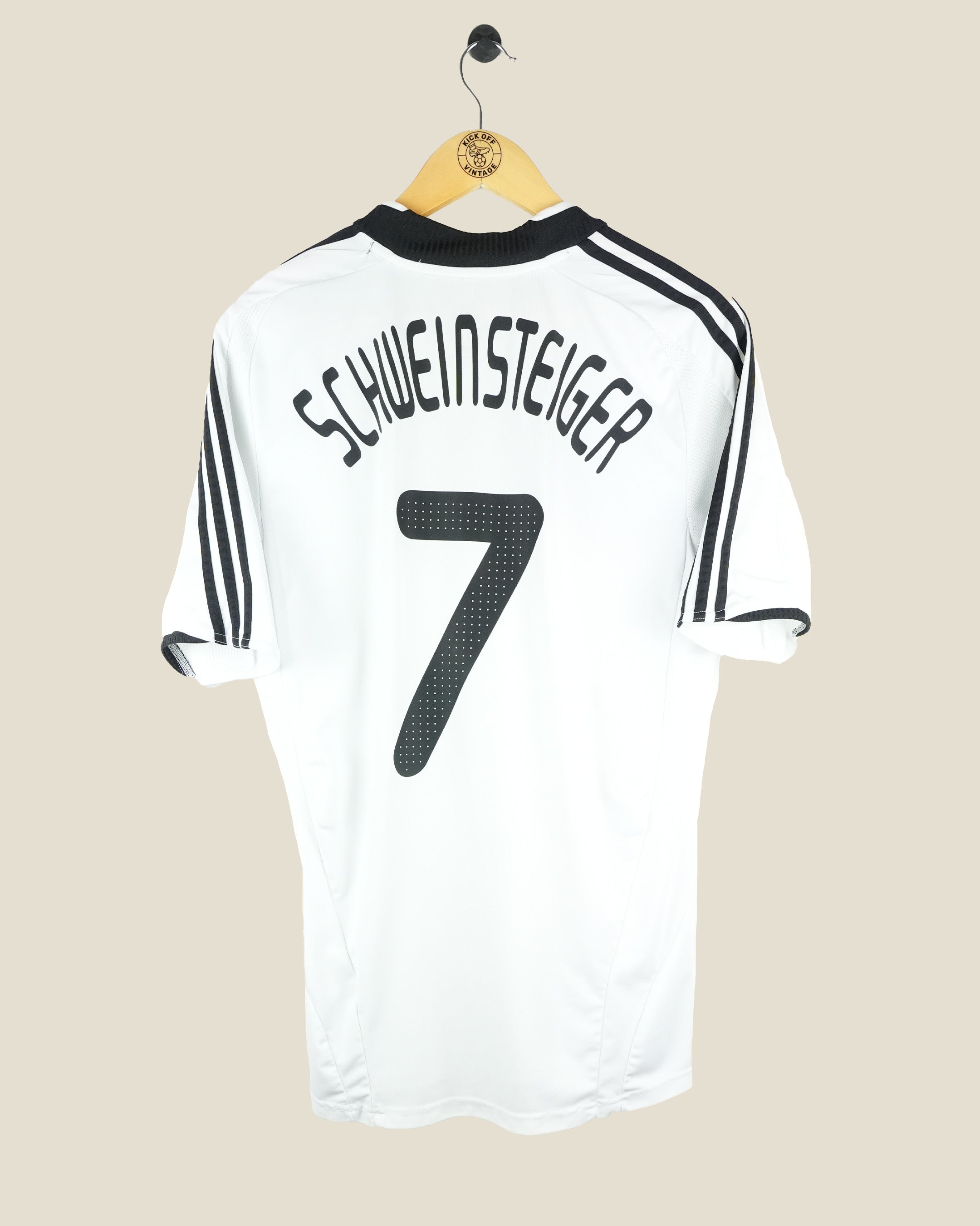 GERMANY 2008 SCHWEINSTEIGER HOME SHIRT (M) ADIDAS